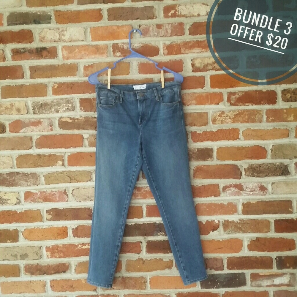 LOFT Denim Skinny Leg Jeans
